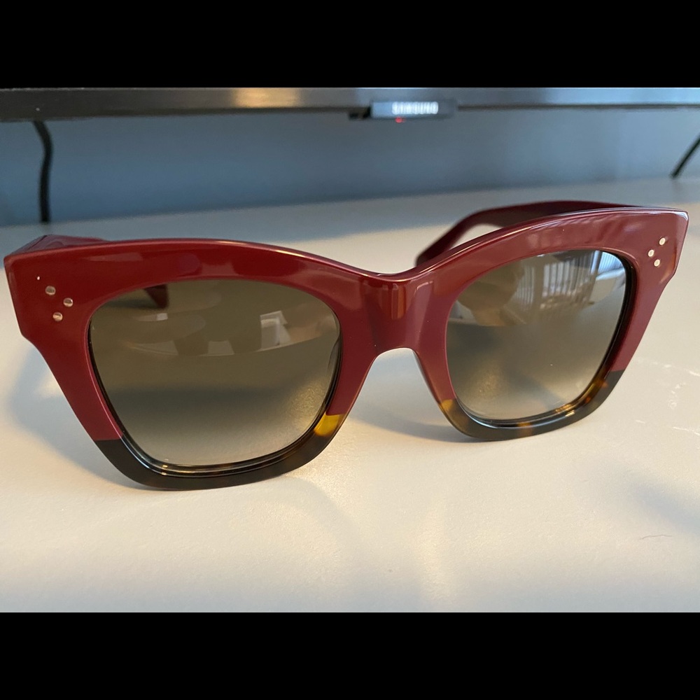 Celine Two-Tone Gradiant Cat-Eye Sunglasses